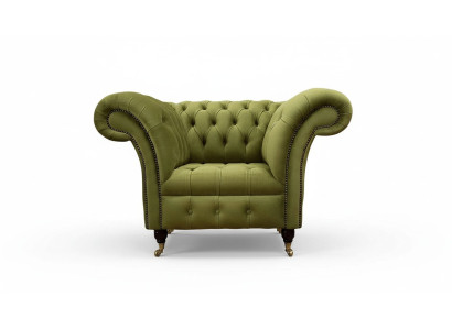 Chesterfield Design Fotel Couch Podkładka Luksusowe kanapy włókiennicze jednomiejscowe