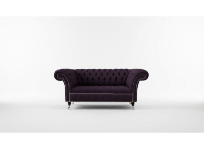 Sofa Podkładka Sofy Nowa Sofa 2 miejsce do siedzenia Design Chesterfield Material Couch
