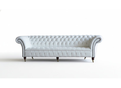 Chesterfield 4 miejsce do siedzenia Salon Angielski Design Kanapy Sofa Meble Nowe