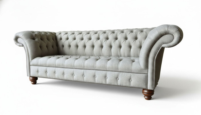 Sofa designerska trzyosobowa 3 miejsce do siedzenia Kanapy Szara Podkładka Sofy Meble Nowe