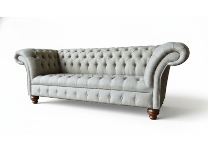 Sofa designerska trzyosobowa 3 miejsce do siedzenia Kanapy Szara Podkładka Sofy Meble Nowe