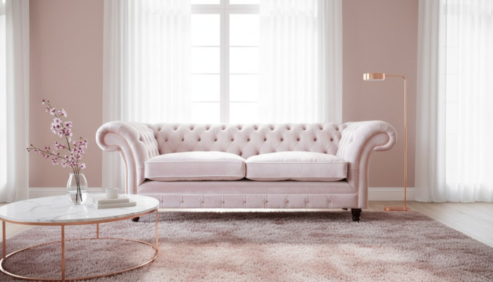 Sofa 3 miejsce do siedzenia Sofa Meble Design Chesterfield Siedziba Włókienniczy Podkładka Nowość