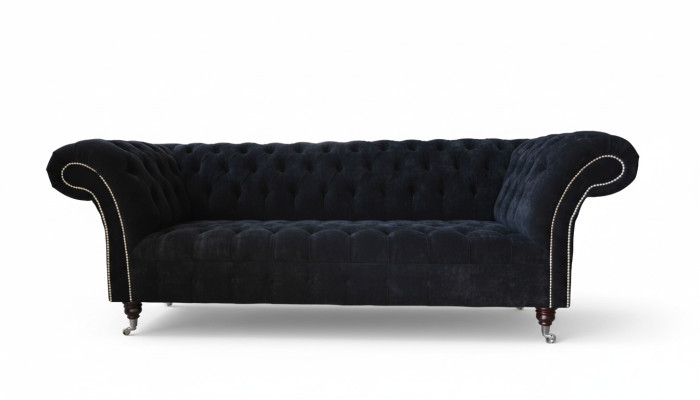 Design Sofa Couch Podkładka 3 miejsce do siedzenia Sofy Blue Couches Siedziba Materiał Nowy