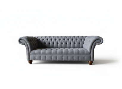 Chesterfield 3 miejsce do siedzenia Kanapa Podkładka Siedziba Włókienniczy Materiał Kanapy Sofa Nowość