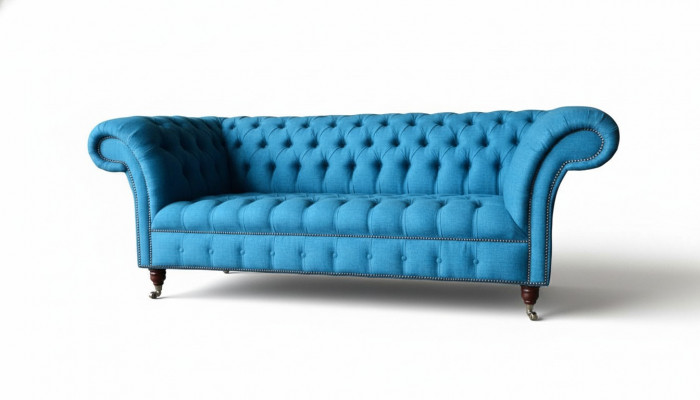 Chesterfield Sofa Couch Podkładka Designer 3 miejsce do siedzenia Sofy Nowa trzyosobowa sofa