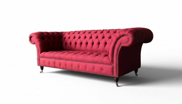Chesterfield 3 miejsce do siedzenia trzyosobowe designerskie kanapy Podkładka sofa sofy Włókienniczy