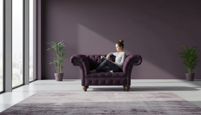 Design Chesterfield Materiał Couch Fotel 1,5 miejsca do siedzenia Podkładka Sofas Lounge