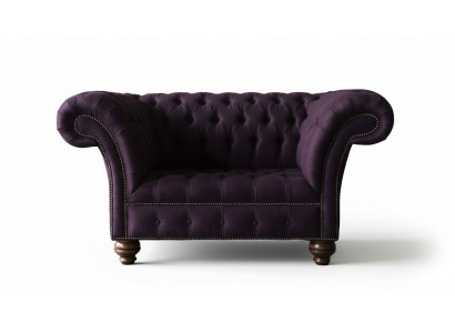 Design Chesterfield Materiał Couch Fotel 1,5 miejsca do siedzenia Podkładka Sofas Lounge