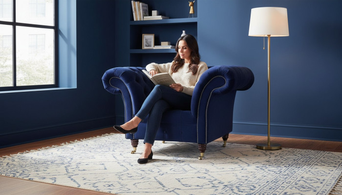 Chesterfield Włókienniczy Fotel 1 miejsce siedzące Sofa Podkładka Design Luxury Modern