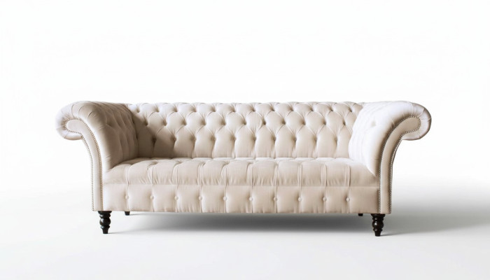 Sofa 3 miejsce do siedzenia Sofy Kanapa Podkładka Nowoczesna sofa materiałowa Siedziba trzyosobowa Nowość