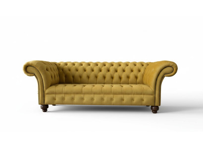 Sofa 3 miejsce do siedzenia Sofy Siedziba Kanapa Podkładka Chesterfield Couches Trzyosobowa Włókienniczy