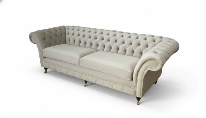 Kanapa Sofa Podkładka 3 miejsce do siedzenia Kanapy Siedziba Sofy Trzymiejscowe Chesterfield