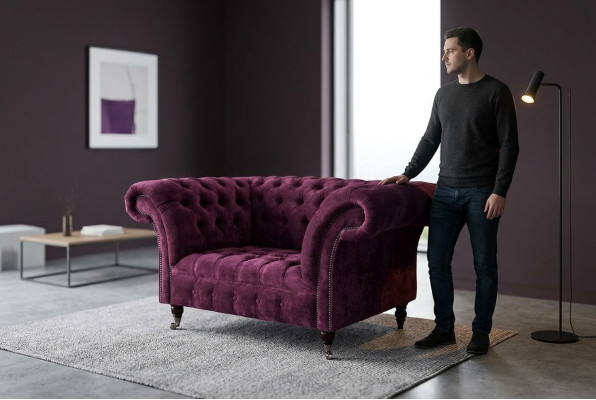 Fotel uszyFotel luksusowy 1 miejsce siedzące jednoosobowe Podkładka Design Material Modern