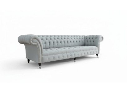 Chesterfield Sofa 4 miejsce do siedzenia Designerskie kanapy Kanapa Materiał Podkładka Włókienniczy