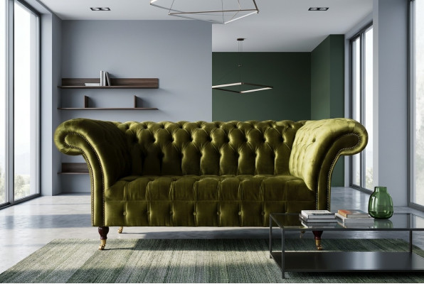Sofa Chesterfield 2 miejsce do siedzenia Sofy Luksusowe sofy tapicerowane Luksusowe designerskie meble kanapowe