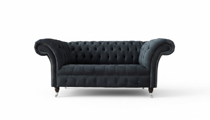 Sofa 2 miejsce do siedzenia Couch Design Chesterfield Siedziba Luxury Włókienniczy Podkładka Nowość