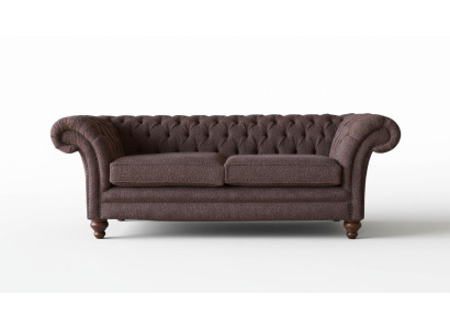 Duża kanapa Chesterfield w stylu angielskim w stylu klasycznym 3 Siedziba Podkładka 230cm