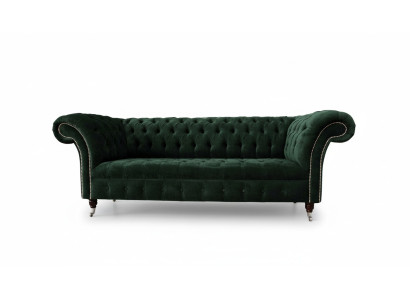 Luksusowa trzyosobowa zielona sofa 3 miejsce do siedzenia Siedziba Design Meble Couches