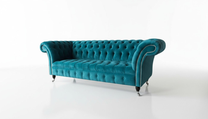 Sofa trzyosobowa Podkładka 3 miejsce do siedzenia Sofy Design Luxury Meble Włókiennicze Nowość