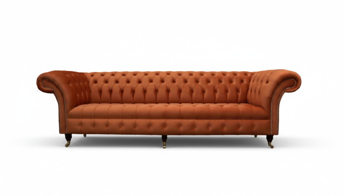 Brytyjska Chesterfield Podkładka Luxury Sofa Design Couch Classic Sofa 4 miejsce do siedzenia