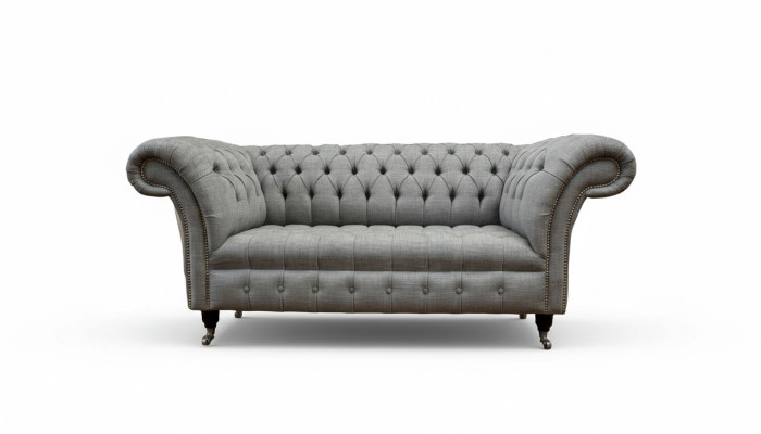 Kanapa Dwuosobowa Chesterfield Podkładka Sofa Włókienniczy Kanapy Materiał Luksus