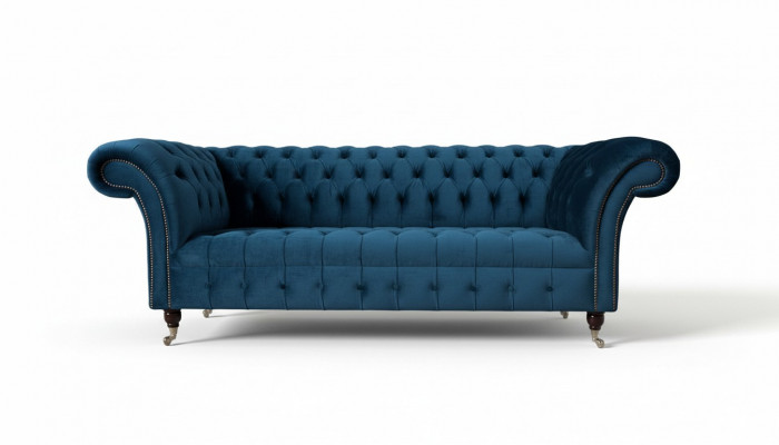 Chesterfield Sofa 3 miejsce do siedzenia Podkładka Sofy Kanapy Luxury Material Design