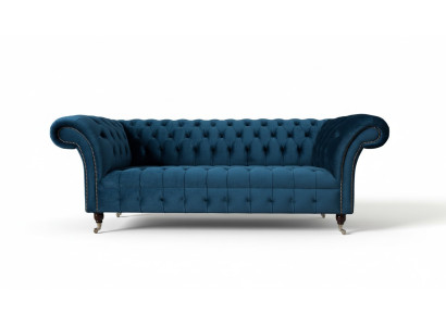Chesterfield Sofa 3 miejsce do siedzenia Podkładka Sofy Kanapy Luxury Material Design