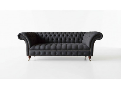 Sofa trzyosobowa Chesterfield 3 miejsce do siedzenia Sofa Podkładka Kanapy Design Włókienniczy