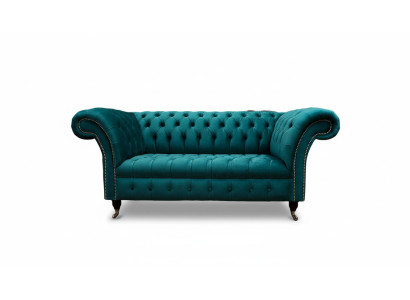 Sofa 2 miejsce do siedzenia Design Sofy Podkładka Kanapy Włókienniczy Chesterfield Siedziba