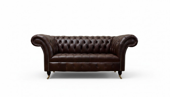 Sofa Kanapa Chesterfield Podkładka Sofy 2 miejsce do siedzenia Skóra Włókienniczy Lounge Nowe
