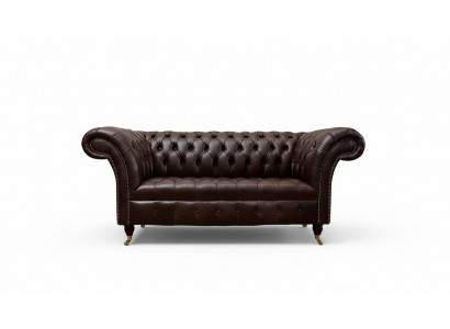 Sofa Kanapa Chesterfield Podkładka Sofy 2 miejsce do siedzenia Skóra Włókienniczy Lounge Nowe