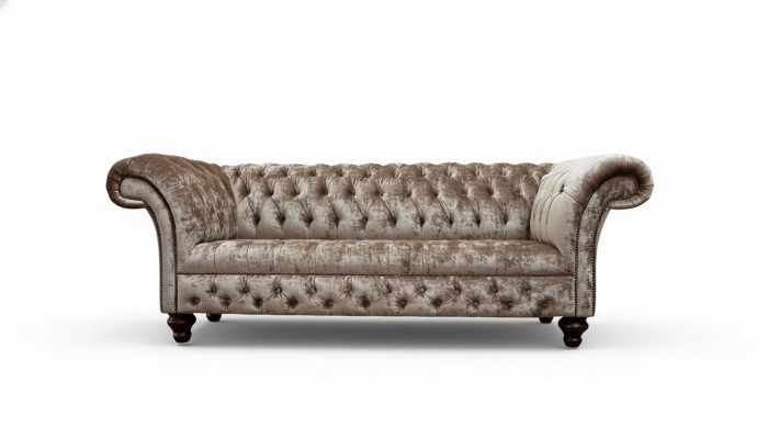 Chesterfield Sofa 3 Siedziba Podkładka Design Kanapy Sofy Nowoczesne Trzyosobowe