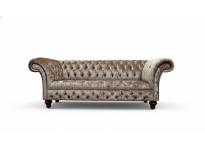 Chesterfield Sofa 3 Siedziba Podkładka Design Kanapy Sofy Nowoczesne Trzyosobowe