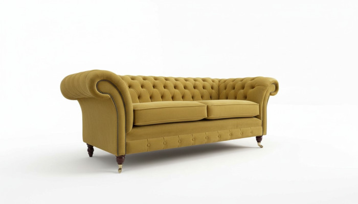 Sofa Chesterfield 3 Siedziba Designerska Sofa Trzyosobowa Luksusowe Meble Włókiennicze
