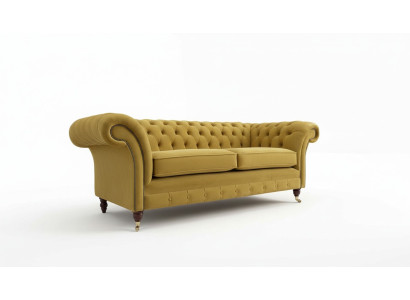 Sofa Chesterfield 3 Siedziba Designerska Sofa Trzyosobowa Luksusowe Meble Włókiennicze