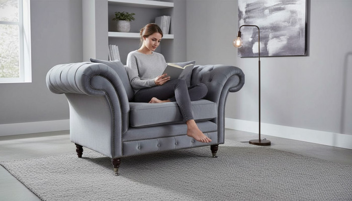 Design Chesterfield Materiał Couch Fotel 1 miejsce do siedzenia Podkładka Sofas Lounge Nowość