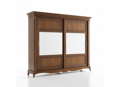 Meble do sypialni Szafa z Lustro Solidne drewno Design Włochy