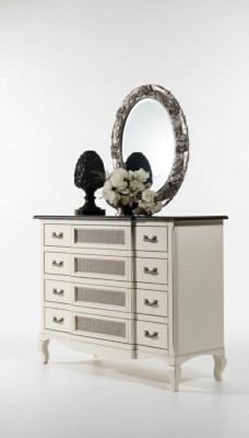 Drewno Włoskie Meble Design Meble Style 2-częściowe Kredens z Lustro Nowość