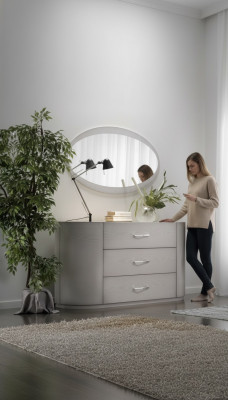 Sypialnia Drewno Nowoczesne Luksus Włochy Design Kredens Meble Classic