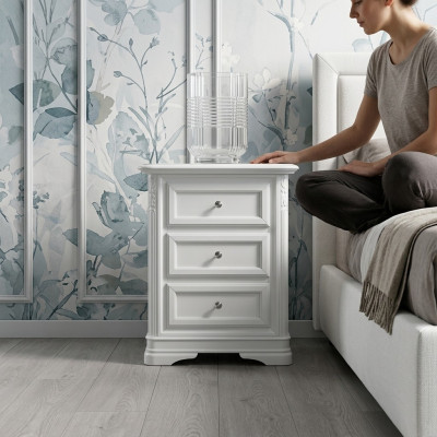 Design Stolik nocny konsola Side stoły Sleep Pokój Drewno Luxury Nowy