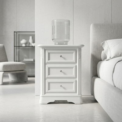 Design Stolik nocny konsola Side stoły Sleep Pokój Drewno Luxury Nowy