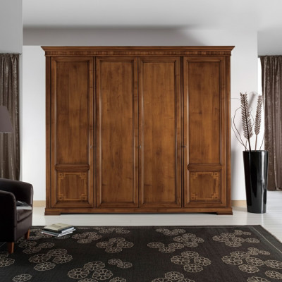 Szafa Szafa Luxury Drewno Design Meble Sypialnia Brązowe Nowość
