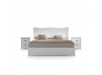 Sypialnia Design Modern Luxury Sypialnia Łóżko 2x Szafki nocne 3 szt
