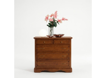 Luksusowa konsola Kredens Classic Sypialnia Drewno Modern Design Brown