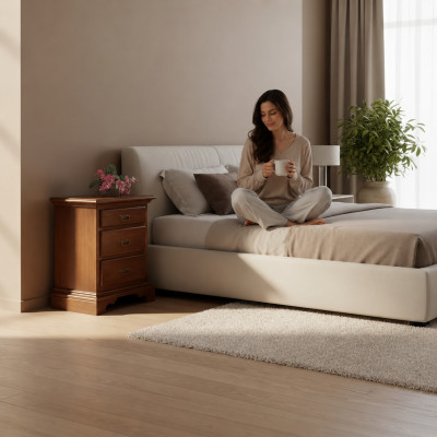 Design Meble Luksusowe Stolik nocny Stolik Meble w Stylu Włoskim Nowość