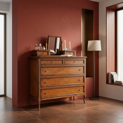 Luksusowe Kredens Brown Szafa Salon Drewno Design Klasyczne Meble Nowe