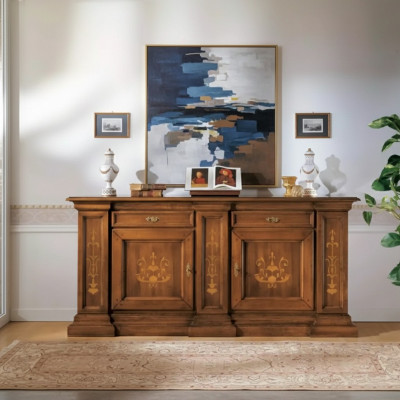 Kredens Salonowy Design Nowy Luksusowe Meble Brązowy Kredens Drewno Nowy
