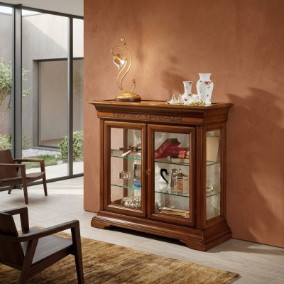 Gablota Italian Luxury Meble Witryny Szafa Szkło Design Szafki