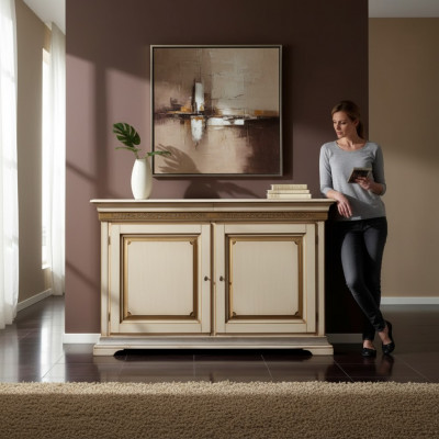 Kredens Szafa Komody Designer Luxury Drewno Classic