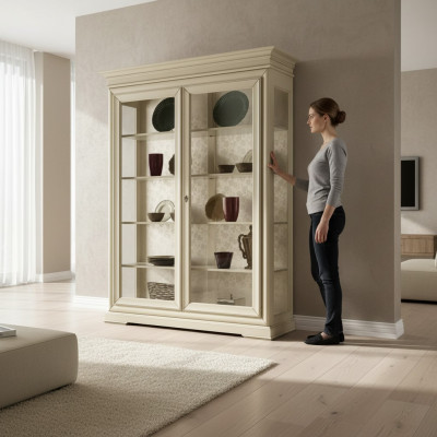 Luksusowe Galota Drewno Designerska Szafa Witryny Szafki do Salonu Nowość